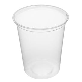 Embalagem Compostáveis PLA Transparente 940ml (500 Uds)