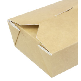 Caixa TakeAway Kraft 10,7x8,65x4,5cm 400ml (400 Uds)