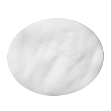 Tapetes Circulares TNT de PP Branco Ø50cm (50 Uds) 