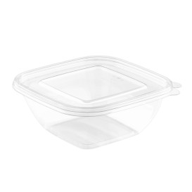 Tampa Plana de Plastico para Tigela PET 175x175mm (300 Uds)