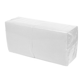 Guardanapos Papel Microdot Branco 20x20cm (2400 Uds)