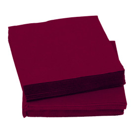 Guardanapos Papel Microdot Bordeaux 20x20cm (100 Uds)