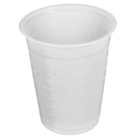 Copo de Plástico PS Branco 200ml Ø7,0cm (100 Uds)