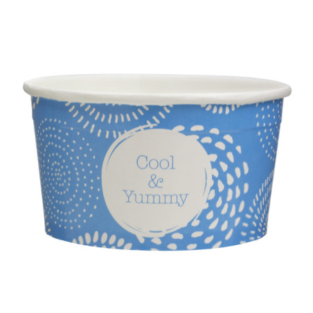 Taça de Cartão para Gelados 6oz/175ml "Cool&Yummy" (50 Uds)