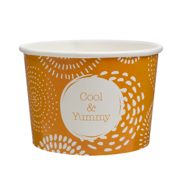 Taça de Cartão para Gelados 10 Oz/310ml Cool&Yummy (600 Uds)