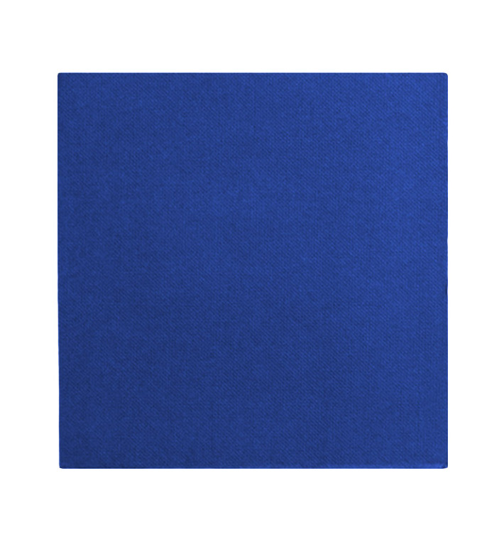 Guardanapos Papel Azul 2F Ponta-Ponta 33x33cm (50 Uds)