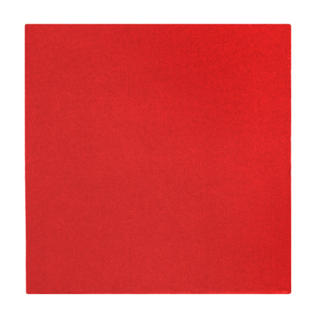 Guardanapos de Papel Ponta-Ponta 33x33cm 2C Vermelho (50 Uds)