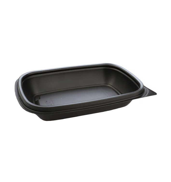 Embalagem Plástico Preto 375ml 20x13x4cm (50 Uds)