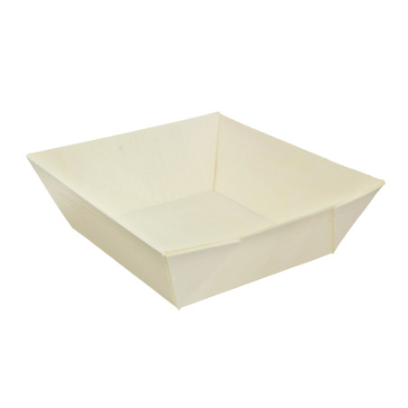 Tabuleiro em Madeira 480ml 14x12,5cm (12 Uds)