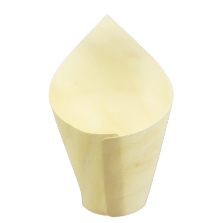 Cone de Madeira Degustação 11cm (1.000 Uds)