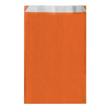 Saco de Papel Laranja 12+5x18 cm (1.500 Uds)