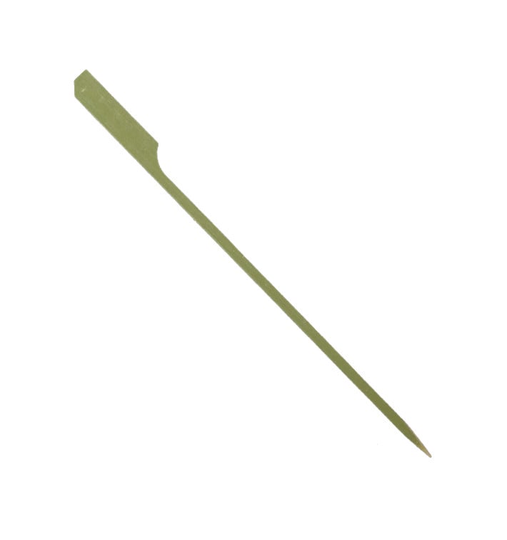 Espeto de bambu “Golf” Verde Natural 18cm (10.000 Uds)