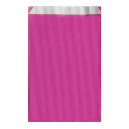 Saco de Papel Fucsia 12+5x18 cm (1.500 Uds)