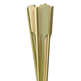 Espetos de bambu decorados “Golf” Verde Natural 25cm (250 Uds)