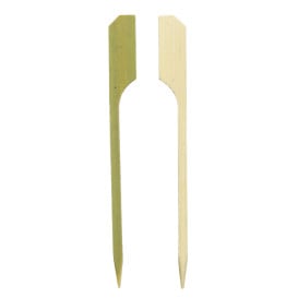 Espeto de bambu “Golf” Verde Natural 9cm (100 Uds)