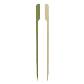 Espeto de bambu “Golf” Verde Natural 18cm (10.000 Uds)