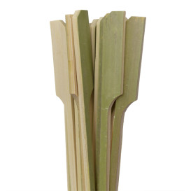 Espeto de bambu “Golf” Verde Natural 18cm (10.000 Uds)