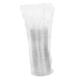 Tampa PET Transparente para Terrina Molho 75 y 100ml Ø7,3cm (50 Uds)