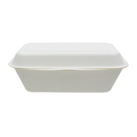 Embalagem Cana-de-açúcar Branco 18x12,5x7cm (600 Uds)