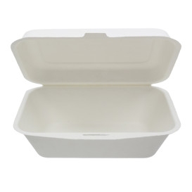 Embalagem Cana-de-açúcar Branco 18x12,5x7cm (600 Uds)