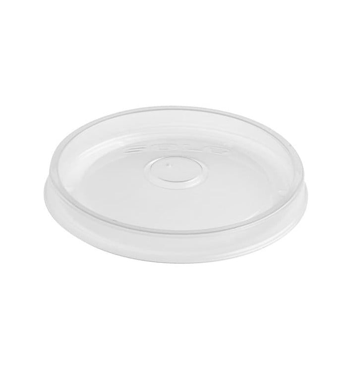 Tampa Plana de Plastico PP Translucido Ø11,7cm 