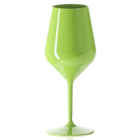 Copo Reutilizável Durable Tritan Verde de Vinho 470ml (6 Uds)