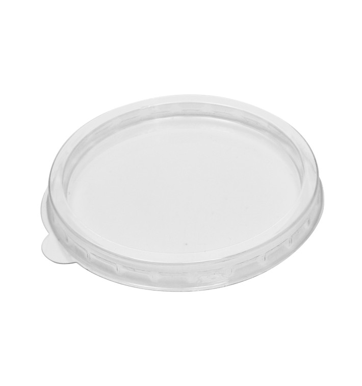 Tampa PET Transparente para Terrina Molho 60ml Ø6,7cm (50 Uds)