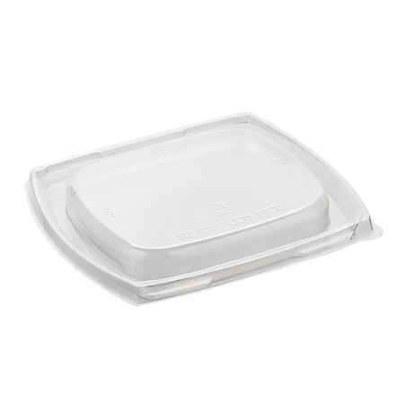 Tampa Retangular rPET para Saladeira 15x12cm (400 Uds)