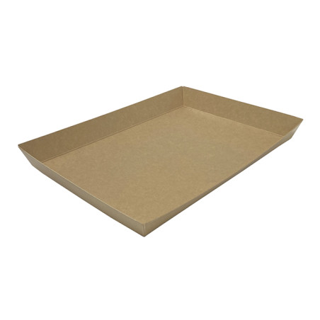 Tabuleiro Kraft-Kaft para Caixa com janela 39x24x3,4cm (50 Uds)