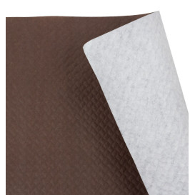 Toalha Papel Rolo Mesa Marrom 1x100m 40g (6 Ud)