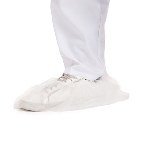 Cobre Sapatos em Polipropileno Branco (1000 Uds)