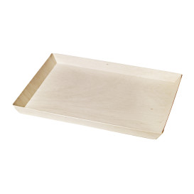 Bandeja de Madeira 38x27,4x3cm 2400ml (100 Uds)