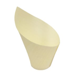 Cone de Madeira Degustação 11cm (1.000 Uds)