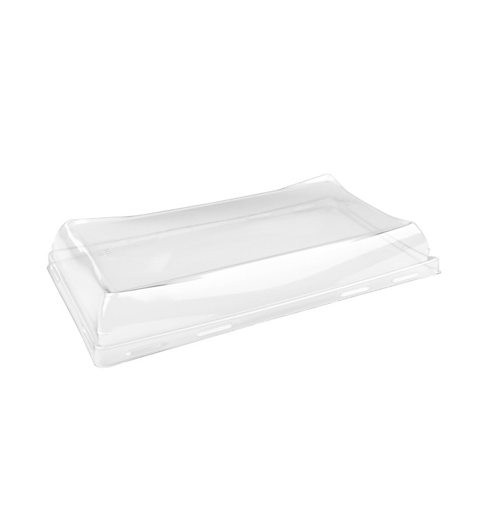 Tampa Plastico Trasp. Bandeja 12x22cm (300 Uds)