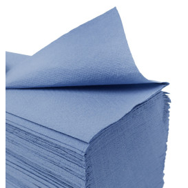 Toalha de Papel Seca Mãos Azul 1 Folha Z (190 Uds)