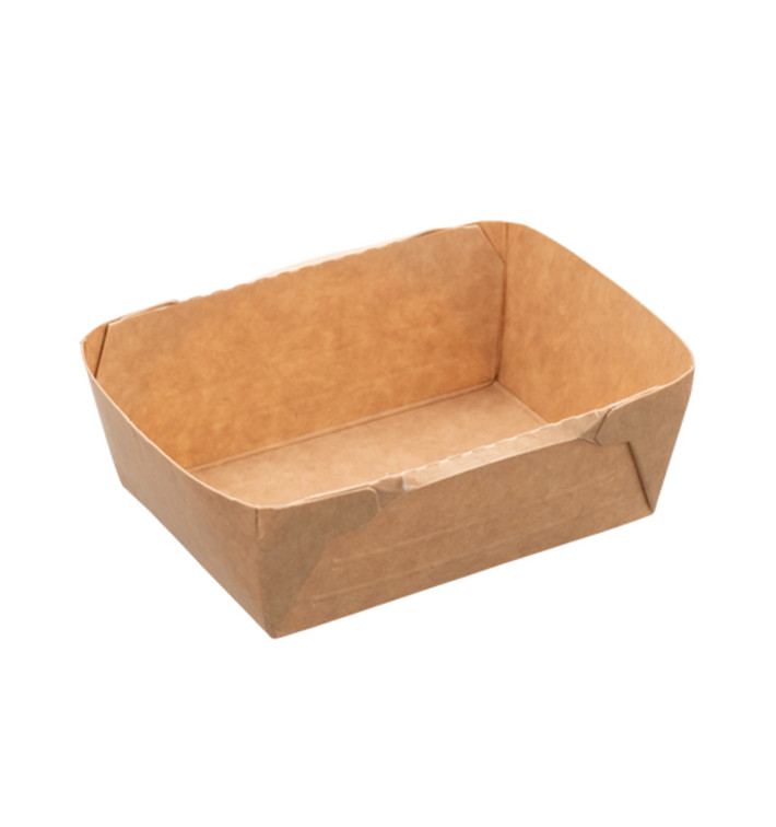 Saladeira Deli2Go Kraft 125ml 10,8x8,2x3,5cm (125 Uds)