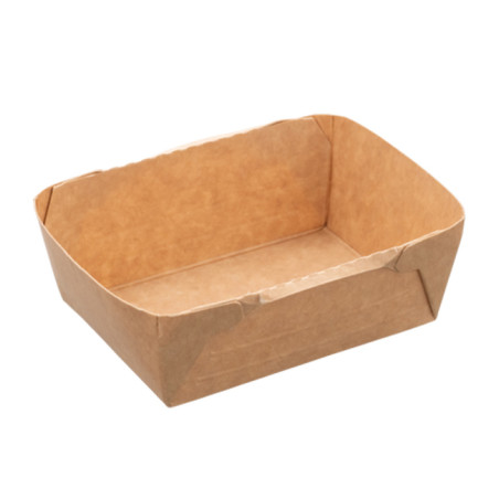 Embalagem Retangular Deli2Go Kraft 125ml 10,8x8,2x3,5cm (125 Uds)