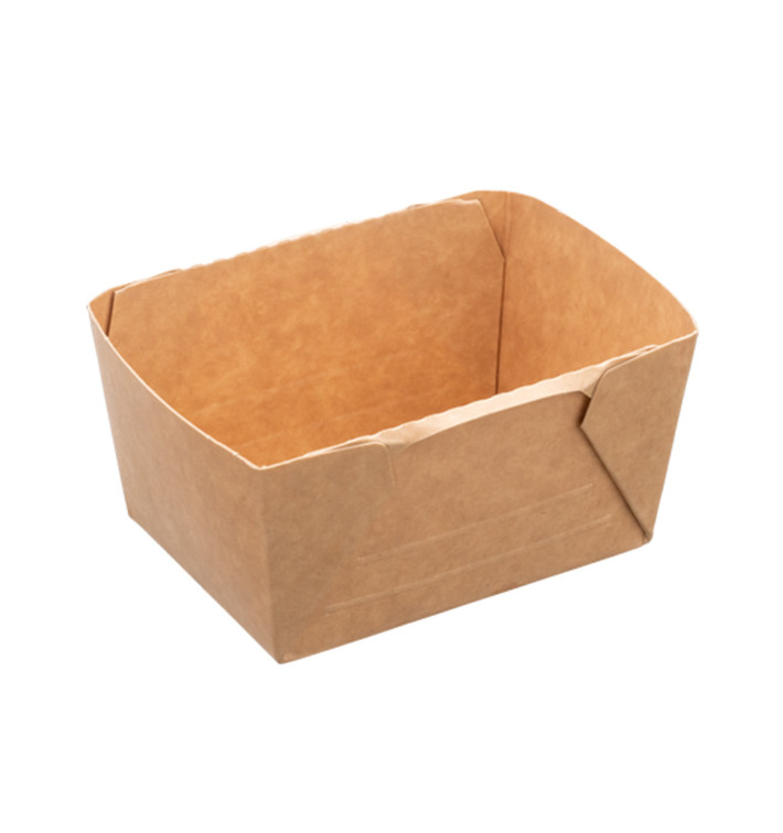 Saladeira Deli2Go Kraft 250ml 10,8x8,2x5cm (50 Uds)