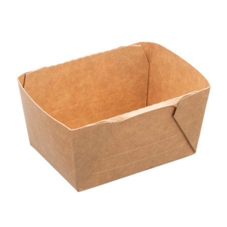 Embalagem Retangular Deli2Go Kraft 250ml 10,8x8,2x5cm (100 Uds)