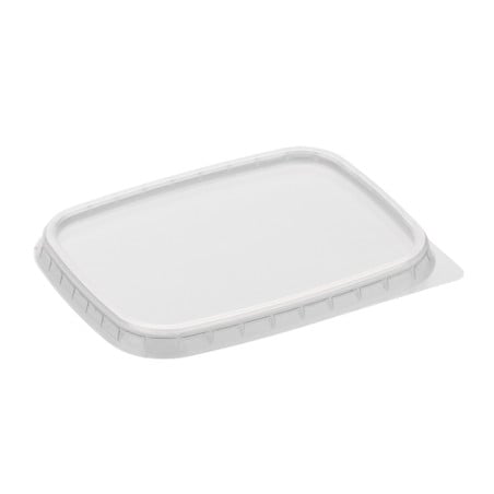 Tampa PP para Embalagem Deli2Go Kraft 10,8x8,2cm (1000 Uds) 