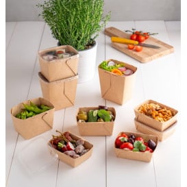 Saladeira Deli2Go Kraft 10,8x8,2x10,5cm (50 Uds)