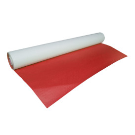 Toalha Papel Rolo Mesa Vermelho 1x100m 40g (6 Uds)