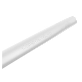 Garfo Compostável Reutilizável CPLA Branco 17cm (2.000 Uds)