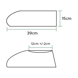 Cobre Sapatos em Polipropileno Branco (1000 Uds)