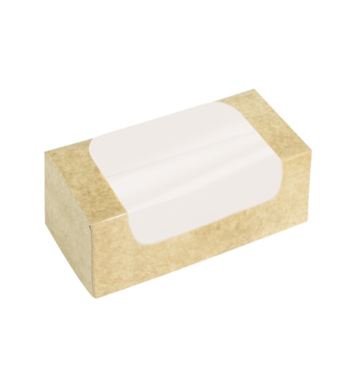 Embalagem de Cartão Retangular PackiPack Vision Kraft 19x10x10cm (50 Uds)