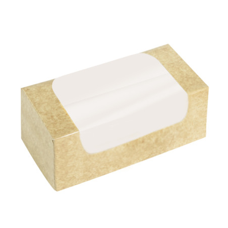 Caixas de Cartão com Janela para Pastelaria 19x10x10cm (50 Uds)