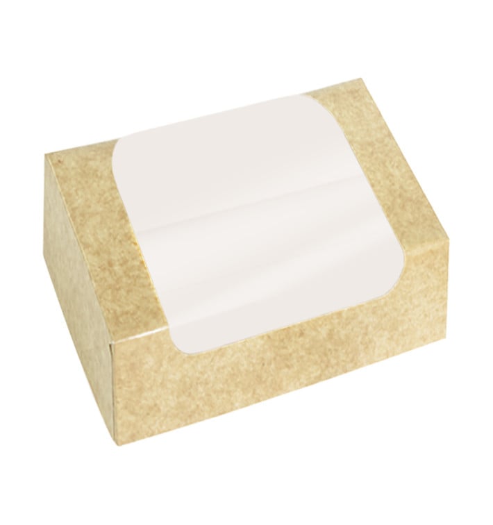 Embalagem de Cartão Retangular PackiPack Vision Kraft 25x18x7cm (50 Uds)