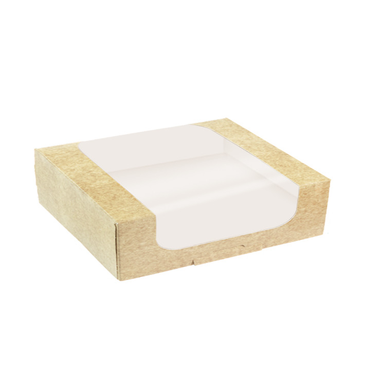 Embalagem de Cartão Quadrado PackiPack Vision Kraft 28x28x8cm (50 Uds)