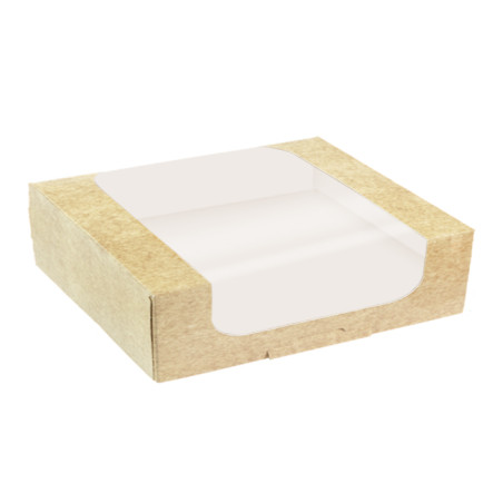 Caixas de Cartão com Janela para Padaria 28x28x8cm (50 Uds)