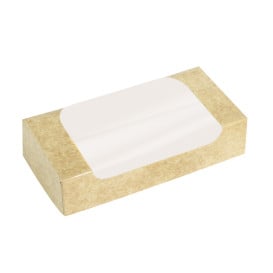 Embalagem de Cartão Retangular PackiPack Vision Kraft 32x14x5cm (X Uds)